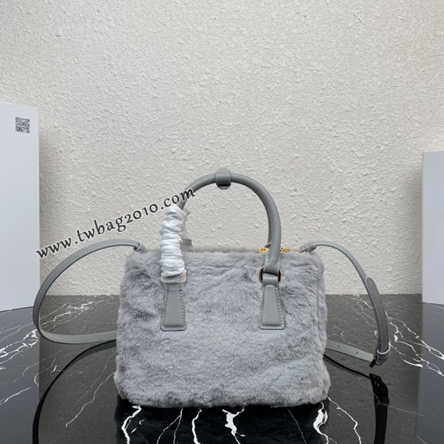 Prada專櫃新款山羊毛迷你殺手包 1BA906 普拉達Galleria迷你手袋手提女包 csp1522